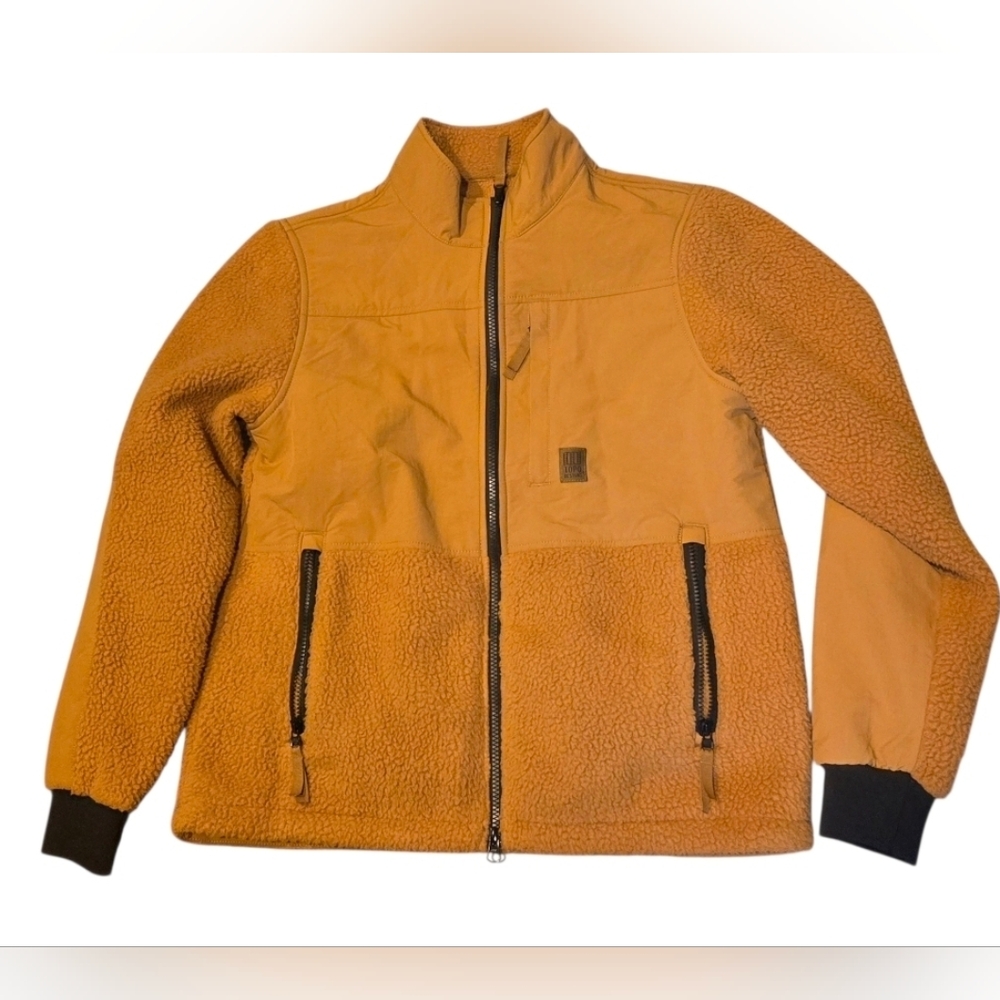 TOPO DESIGNS Women's Subalpine Fleece Khaki Jacket Size Medium
